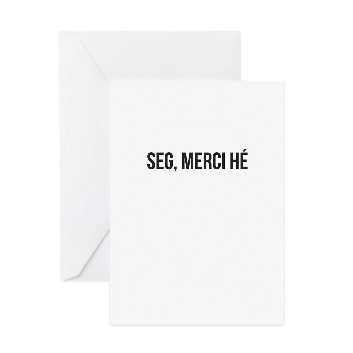 Wenskaart - Merci