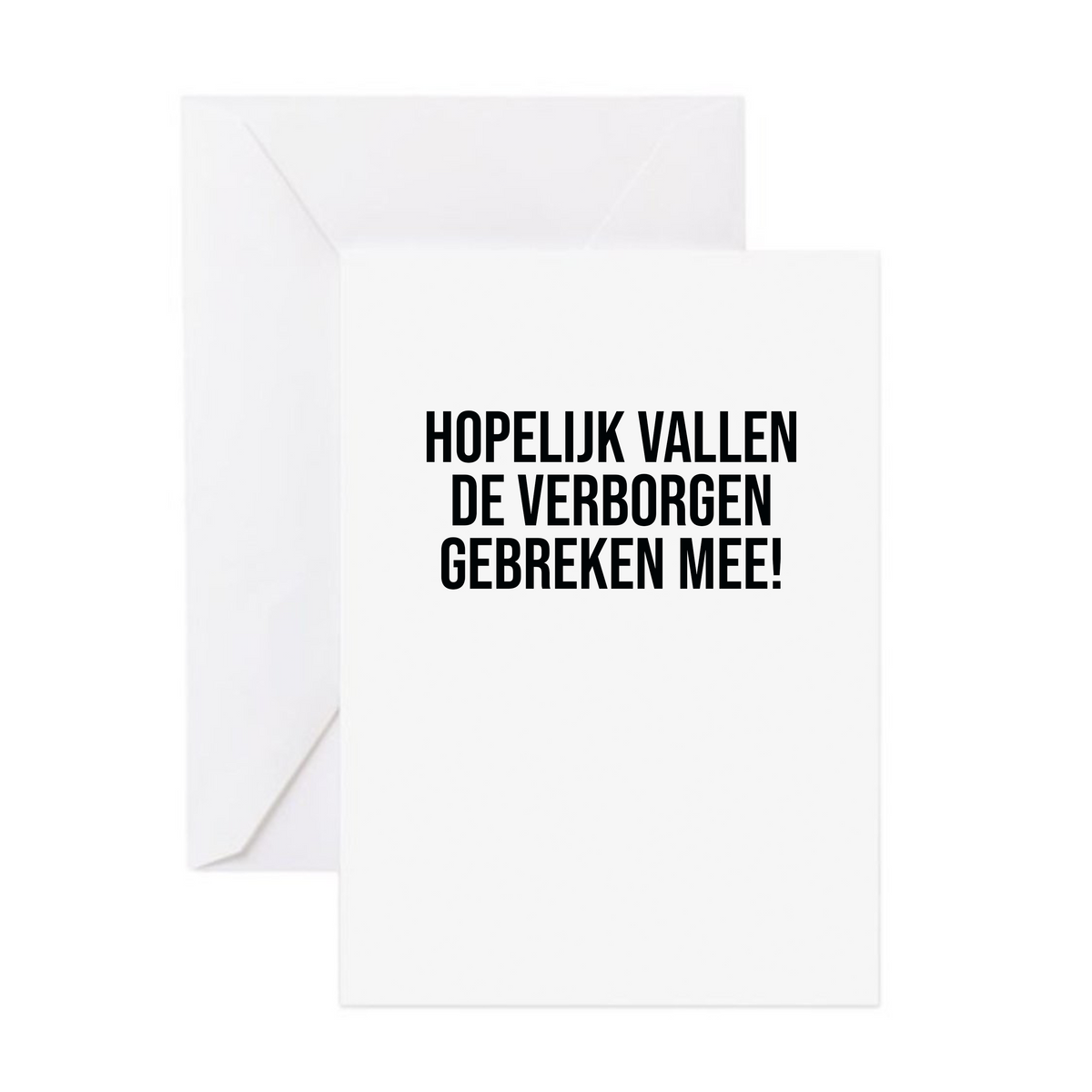 Wenskaart - Verborgen gebreken